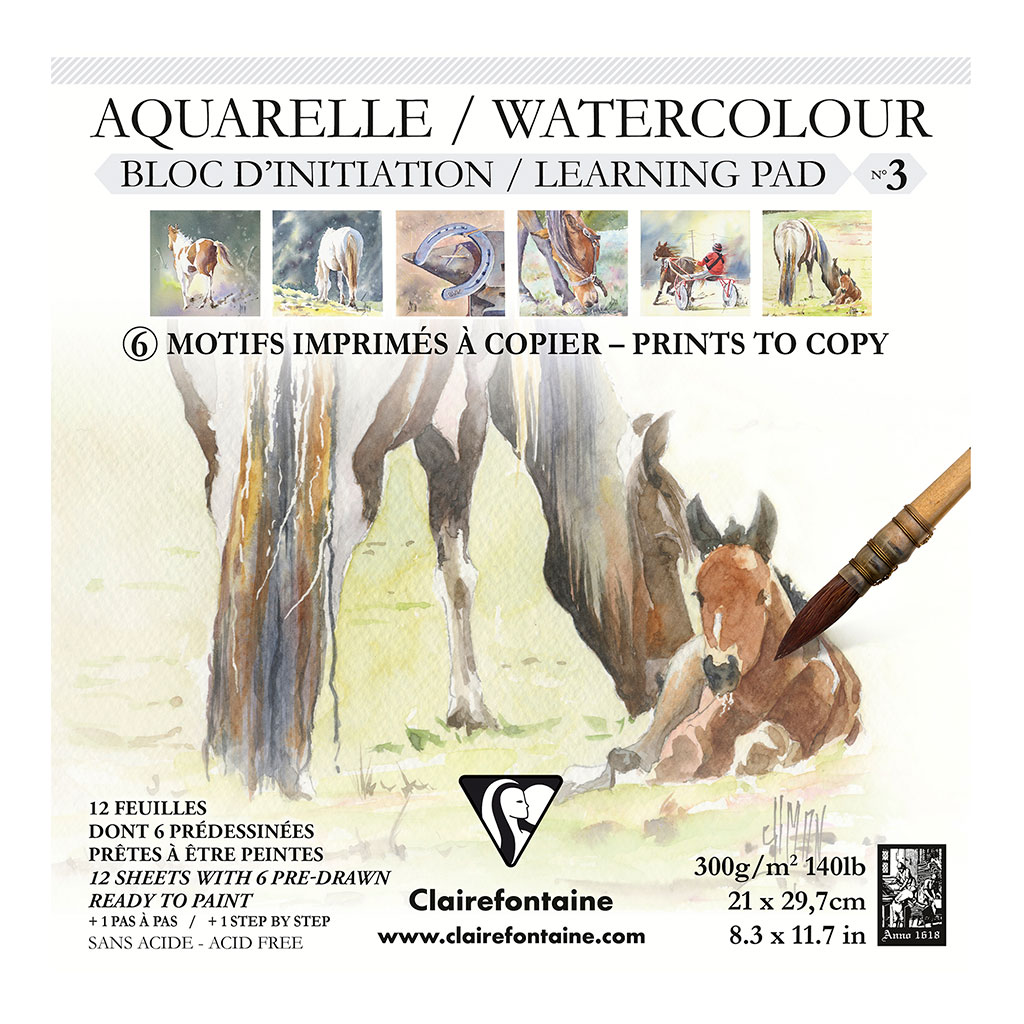 Etival Pad Horses 21x21cm 300g 12sh Etival Pad Horses 21x21cm 300g 12sh