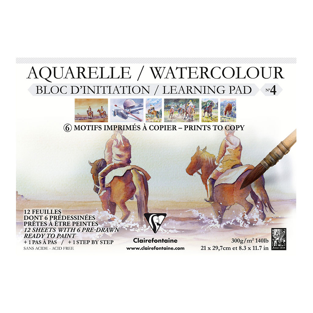 Etival Pad Horses A4 300g 12sh Etival Pad Horses A4 300g 12sh