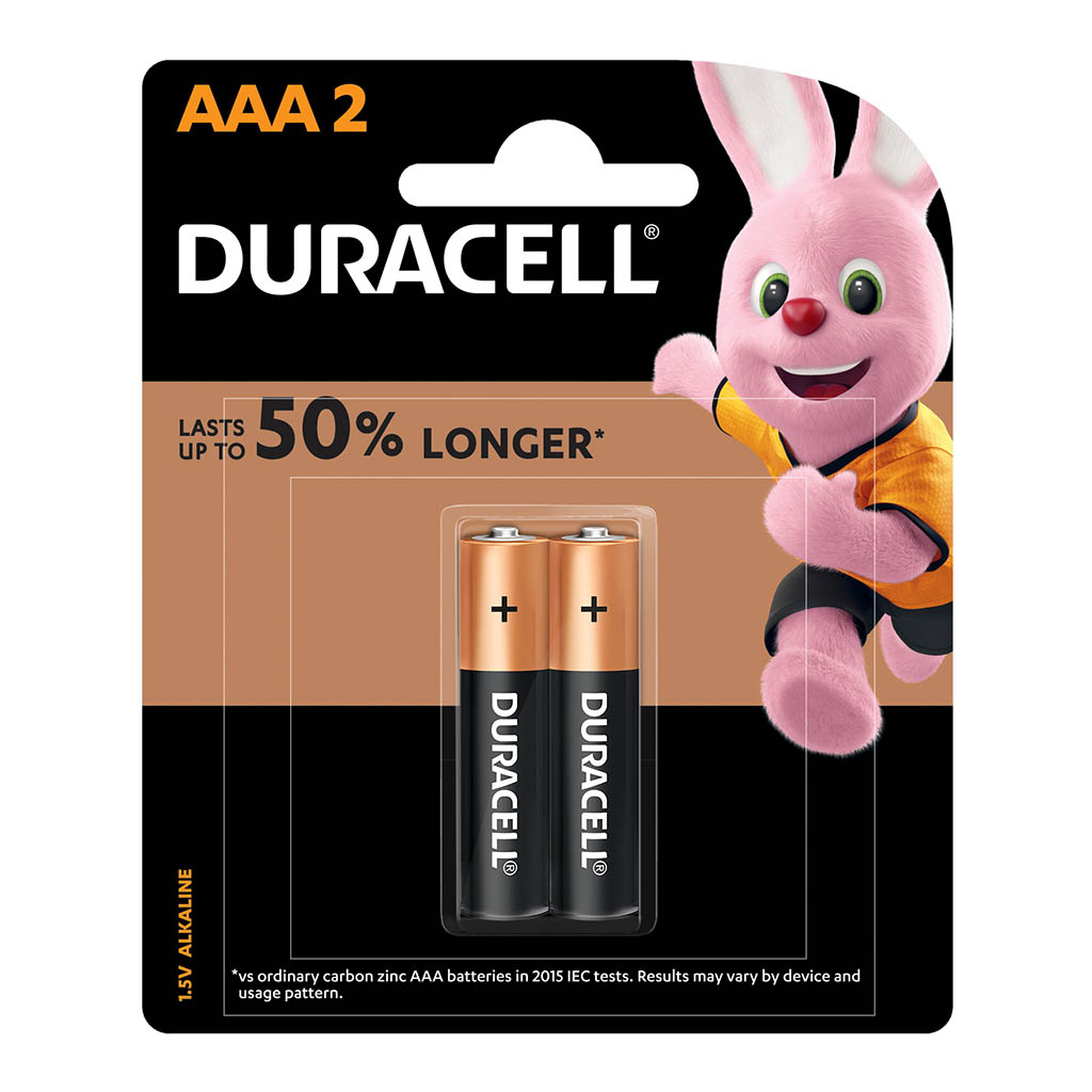 Duracell Coppertop Alkaline AAA Battery, Pack of 2 Duracell Coppertop Alkaline AAA Battery, Pack of 2