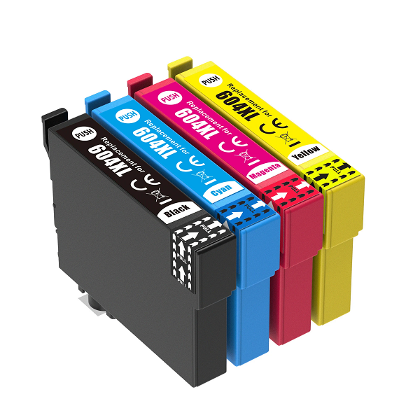 Compatible Epson 604XL Ink Cartridges 4 Pack Combo (1BK/1C/1M/1Y) Compatible Epson 604XL Ink Cartridges 4 Pack Combo (1BK/1C/1M/1Y)